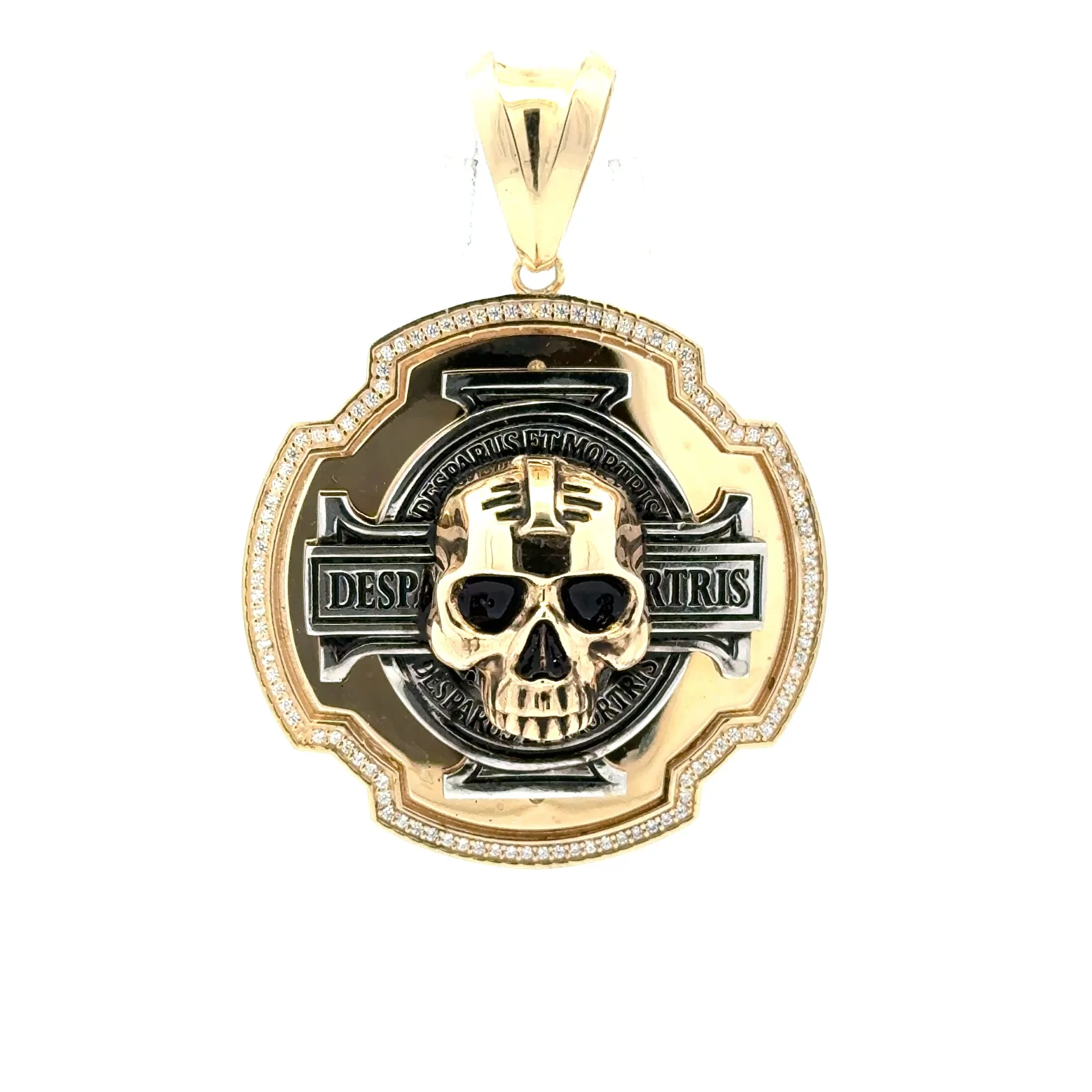 Pendant Desparus ET Mortris & CZ 55.5 10K - Image 2