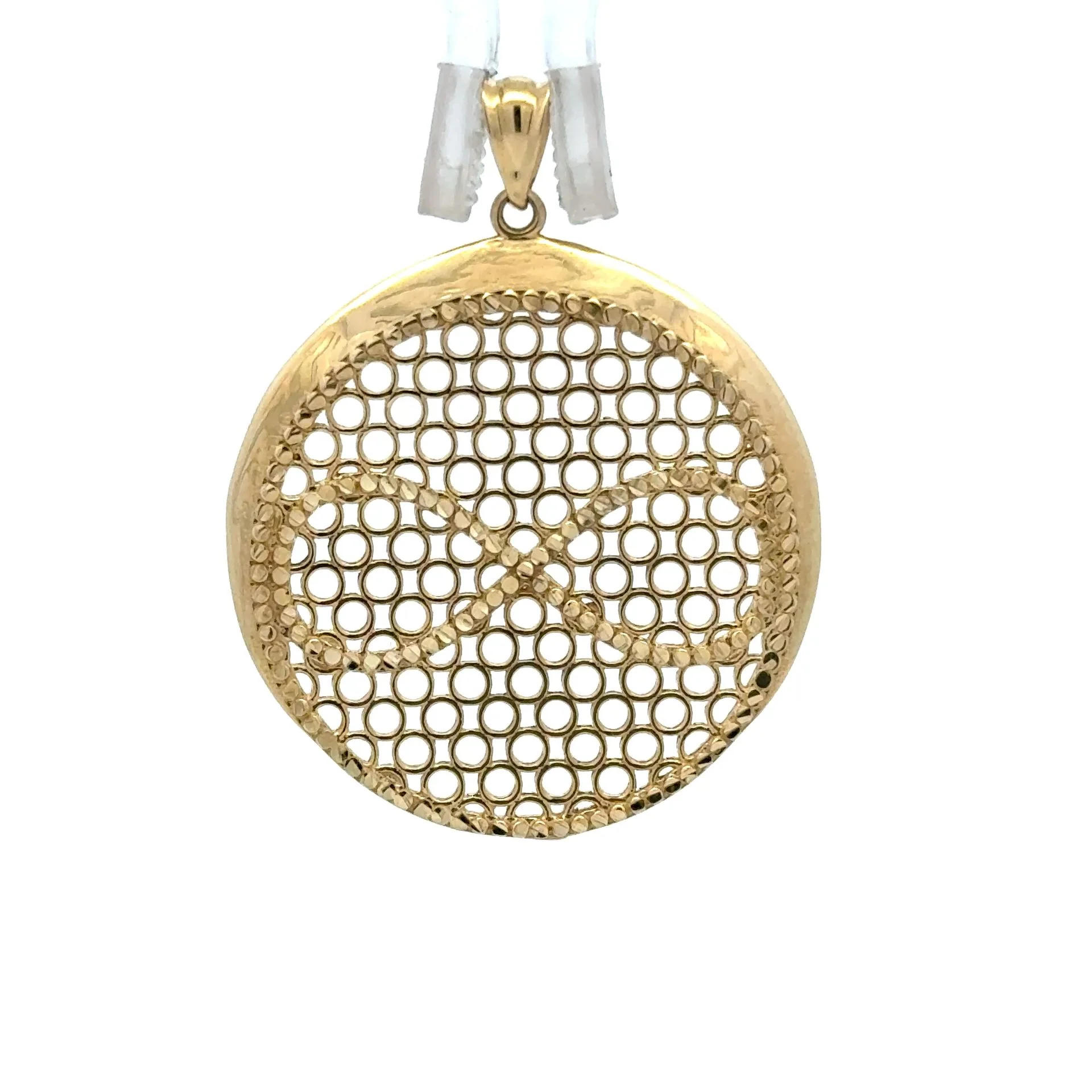 Pendant Filigree ‘Eight’ Medallion 34.5 10K - Image 3