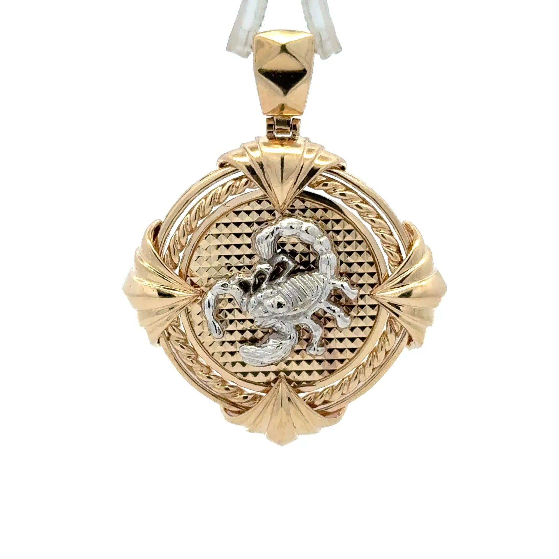 Pendant Green-Eyed Chained Skull 46 10K - Image 4