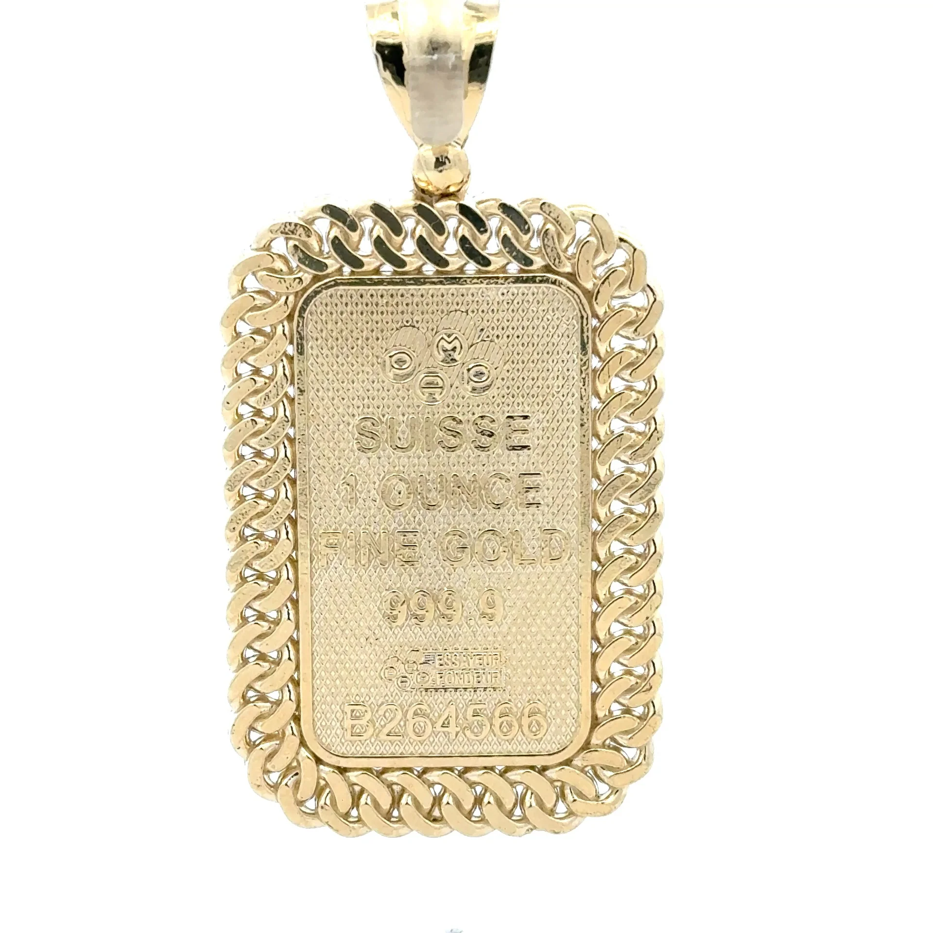 Pendant Mexican 'Centenario' Style with Native Profile 62 10K - Image 2