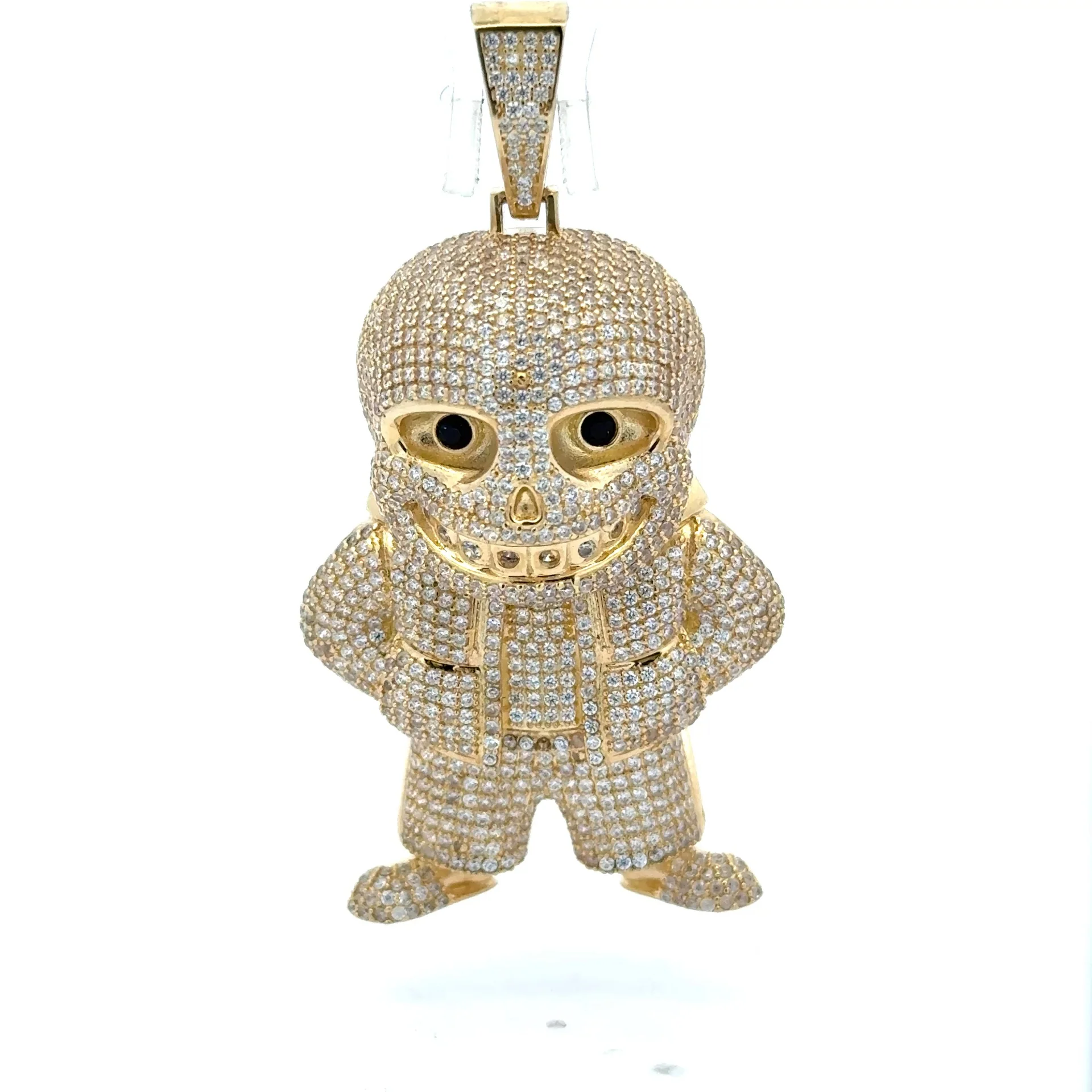 Pendant Pavé Hip-Hop Character 68 10K