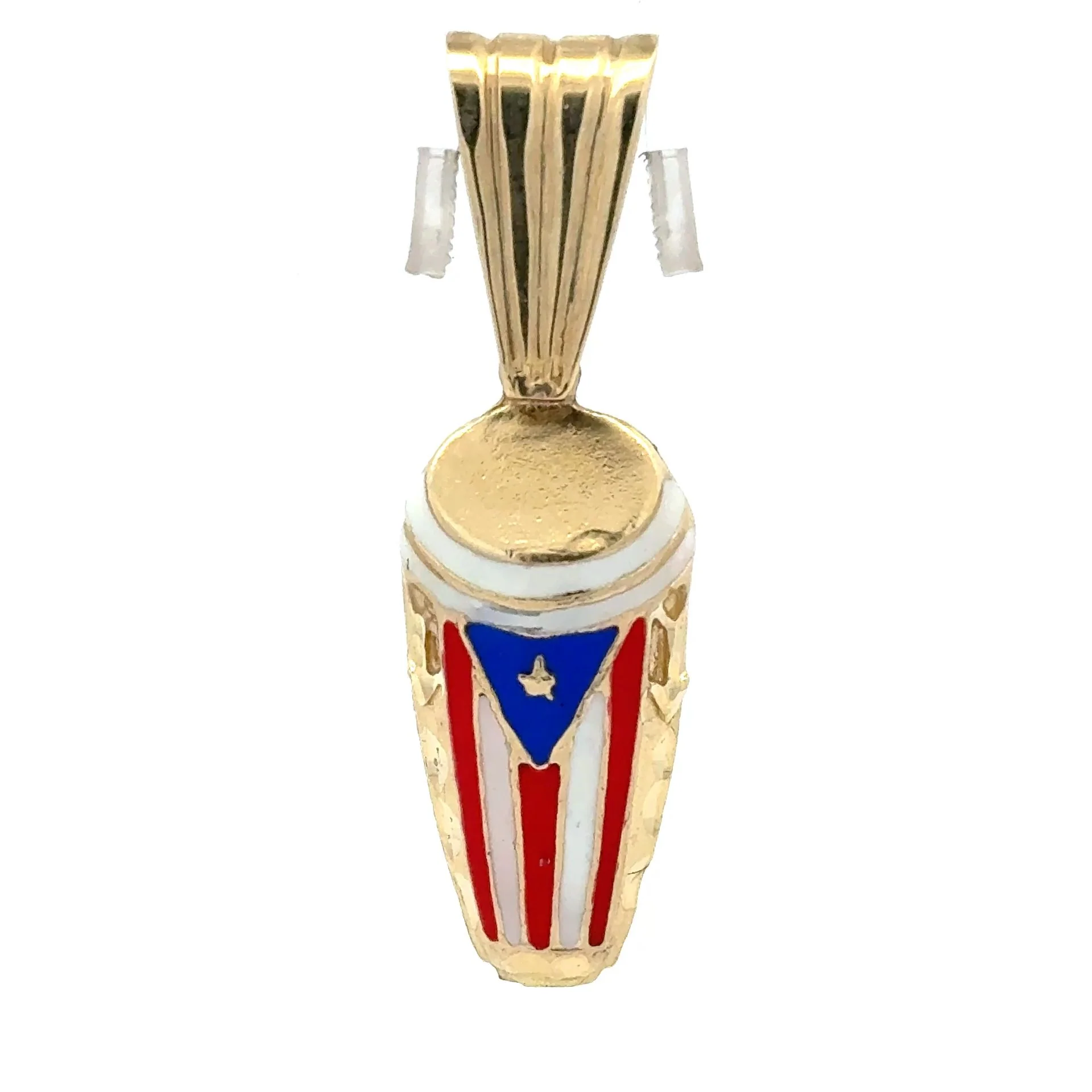 Pendant Puerto Rican Flag 52.5 10K - Image 3