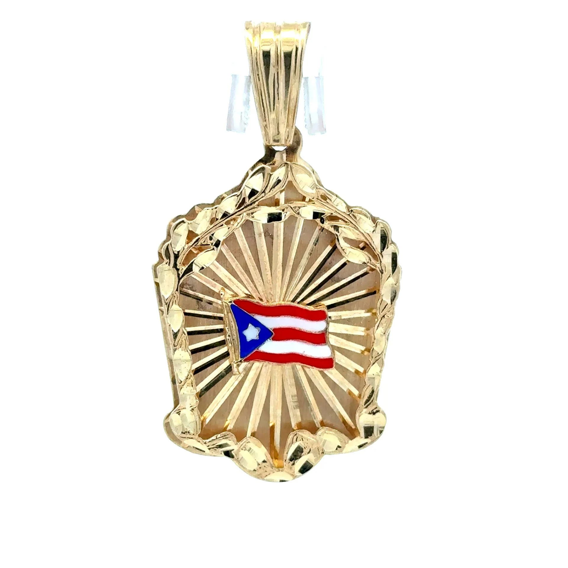 Pendant Puerto Rican Flag 55 10K - Image 5