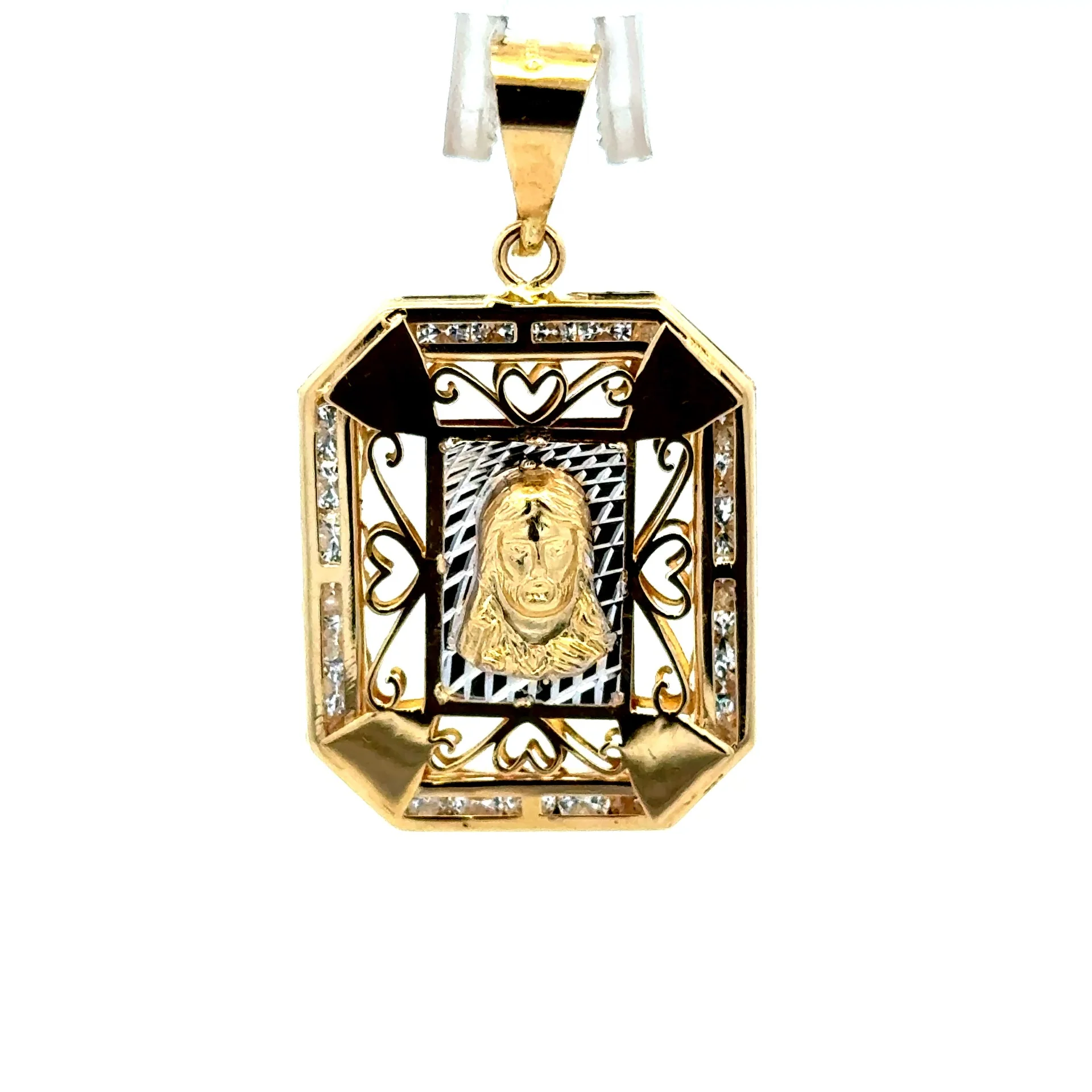 Pendant Sacred Heart of Jesus 27.5 10K - Image 4