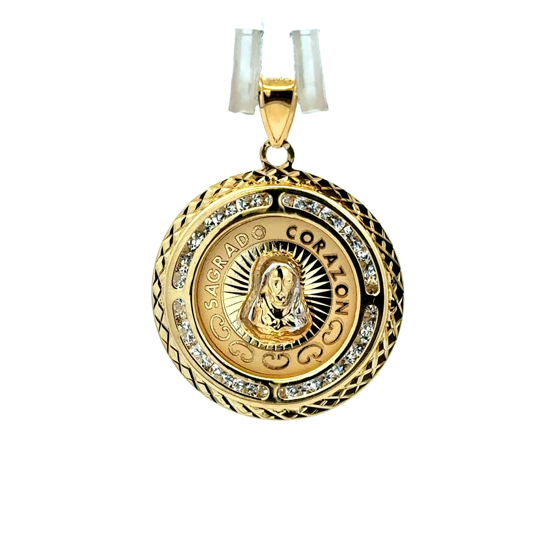 Pendant Sacred Heart of Jesus 29 10K - Image 3