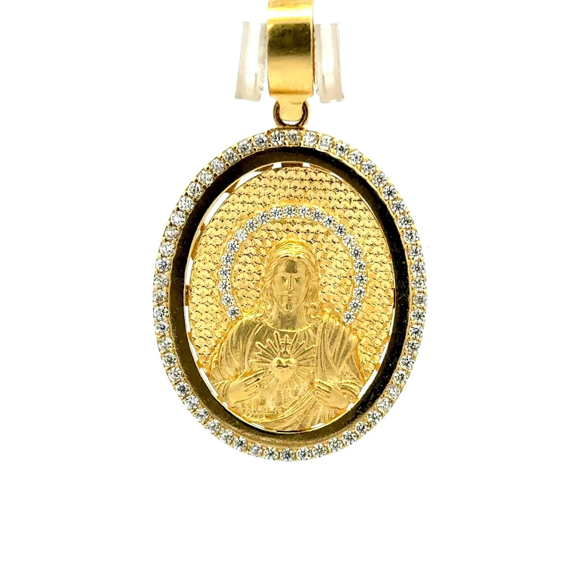 Pendant Sacred Heart of Jesus 31.5 10K - Image 2