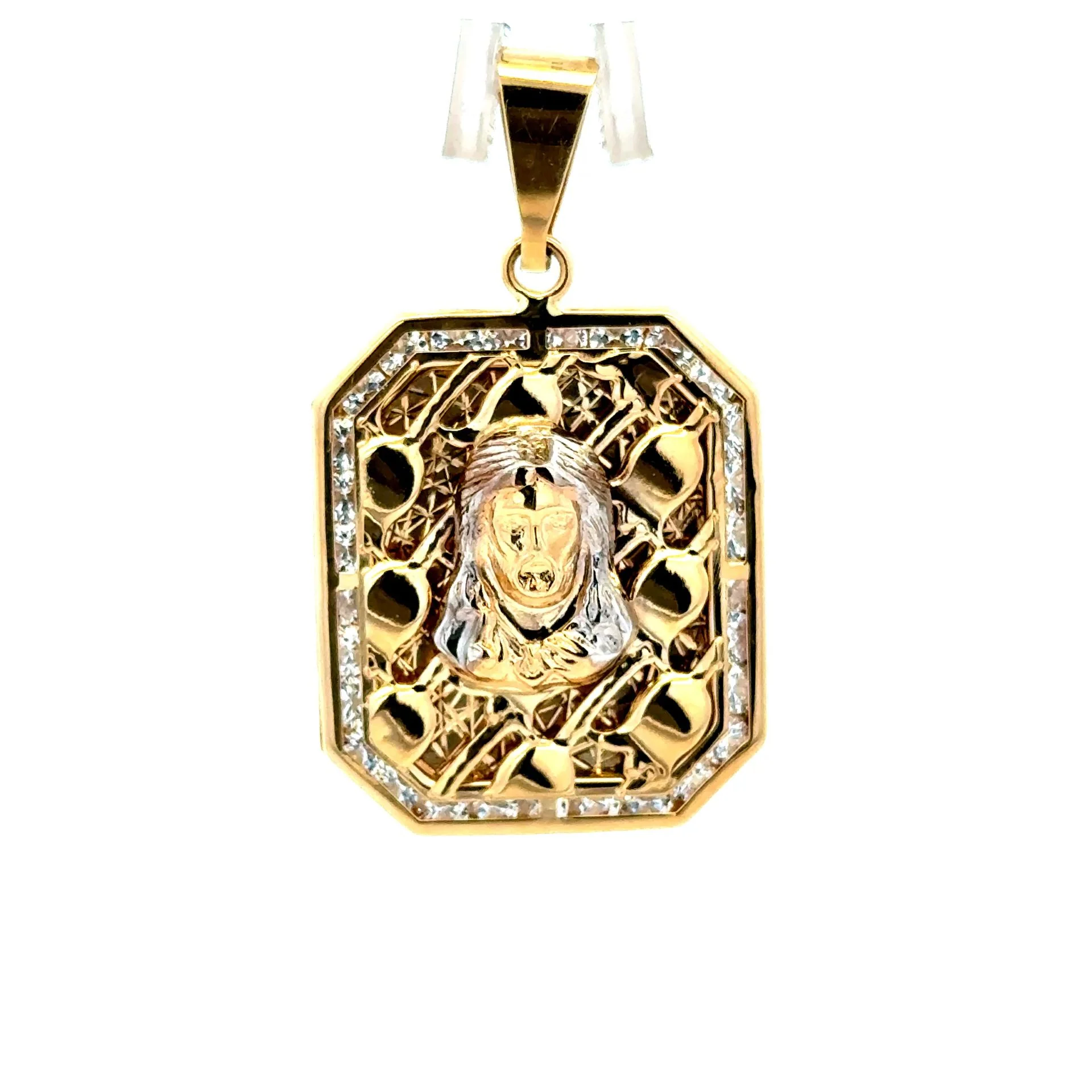 Pendant Sacred Heart of Jesus 38 10K - Image 3