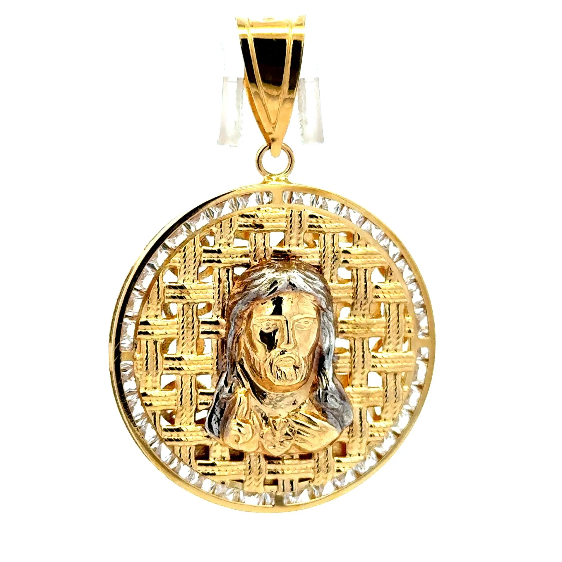 Pendant Sacred Heart of Jesus 50.5 10K - Image 3