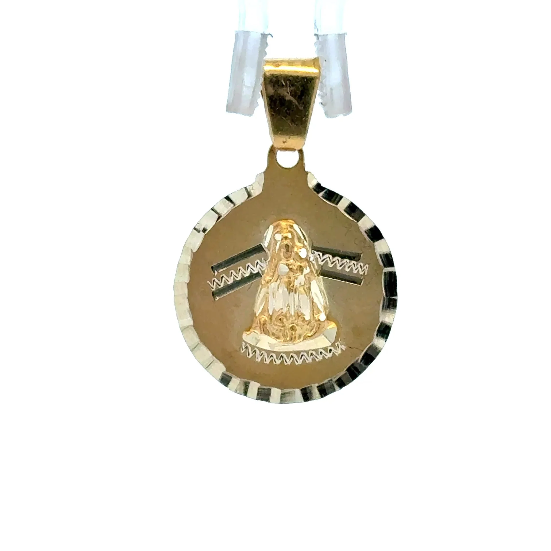 Pendant ‘Virgen de la Caridad del Cobre’ 104 10K - Image 2