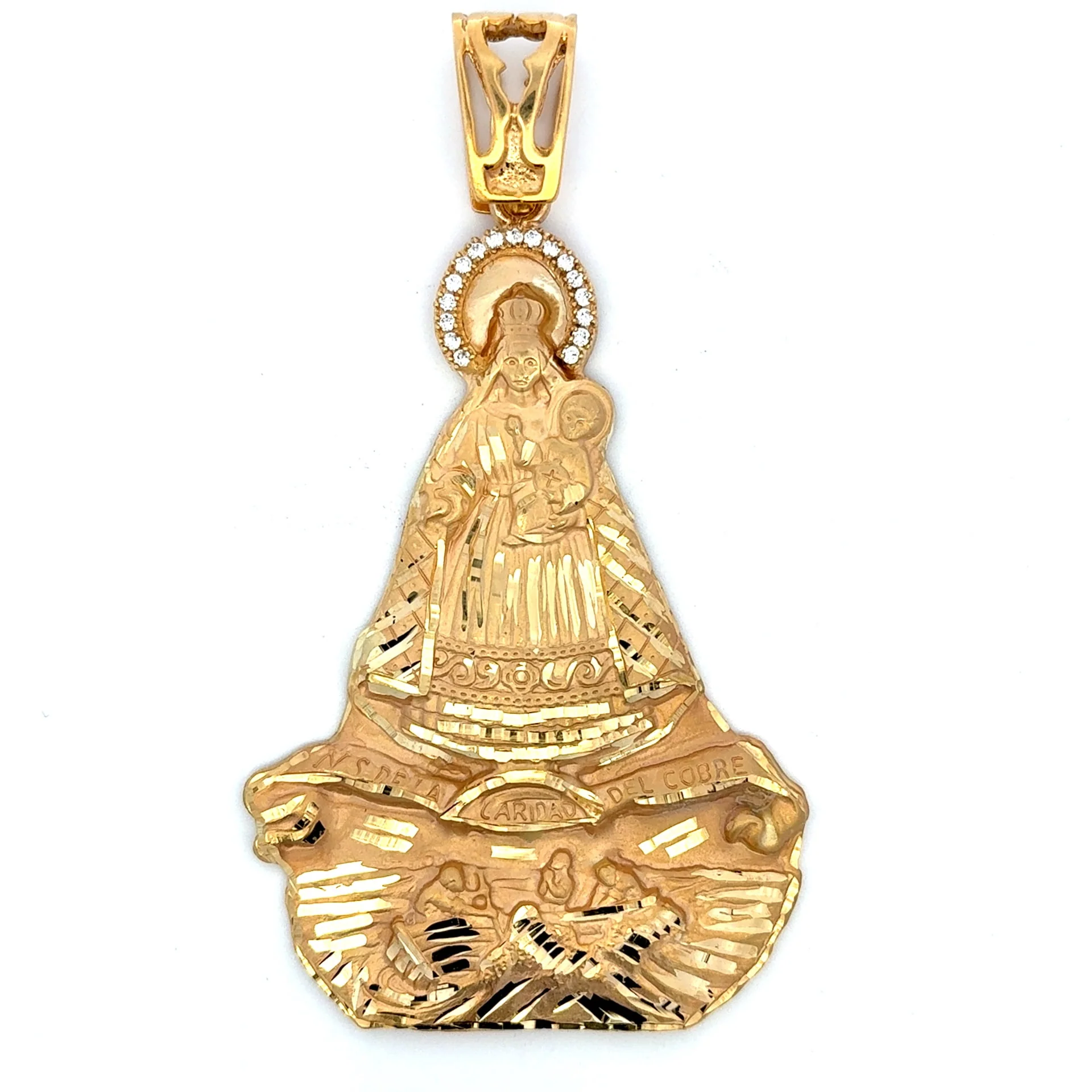 Pendant ‘Virgen de la Caridad del Cobre’ 115 10K - Image 5