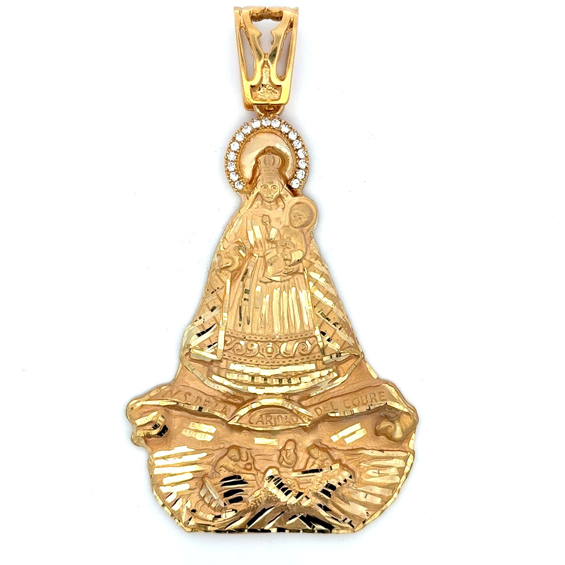Pendant ‘Virgen de la Caridad del Cobre’ 115 10K - Image 7