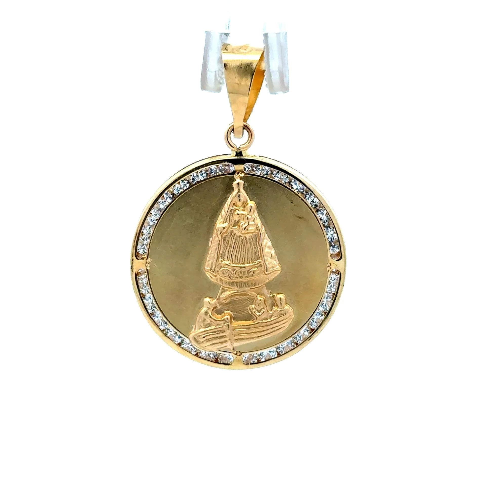 Pendant ‘Virgen de la Caridad del Cobre’ 37 10K - Image 3