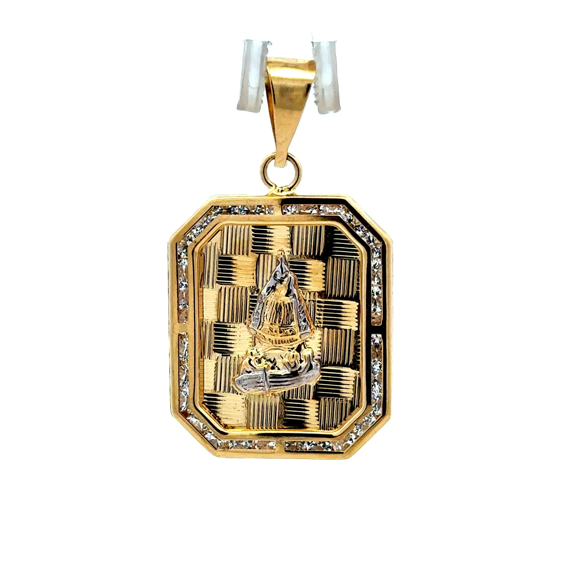 Pendant ‘Virgen de la Caridad del Cobre’ 38.5 10K - Image 2