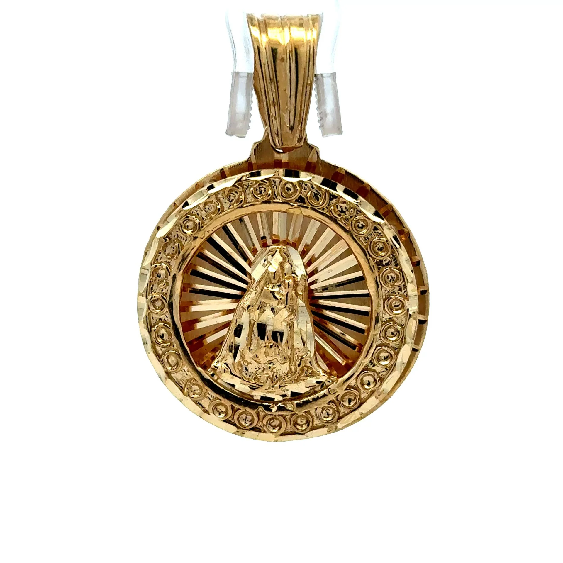 Pendant ‘Virgen de la Caridad del Cobre’ 47 10K - Image 3