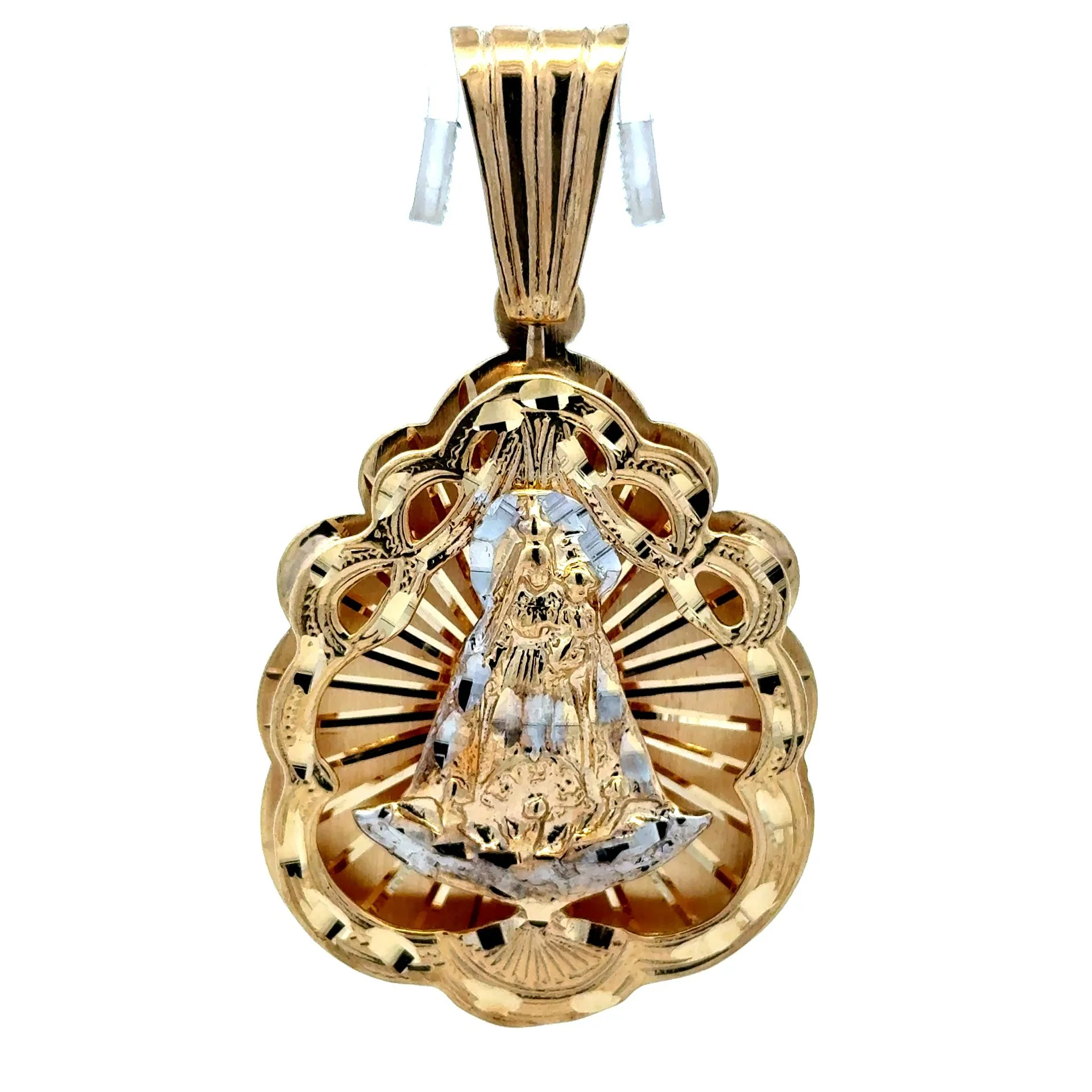 Pendant ‘Virgen de la Caridad del Cobre’ 68 10K - Image 3