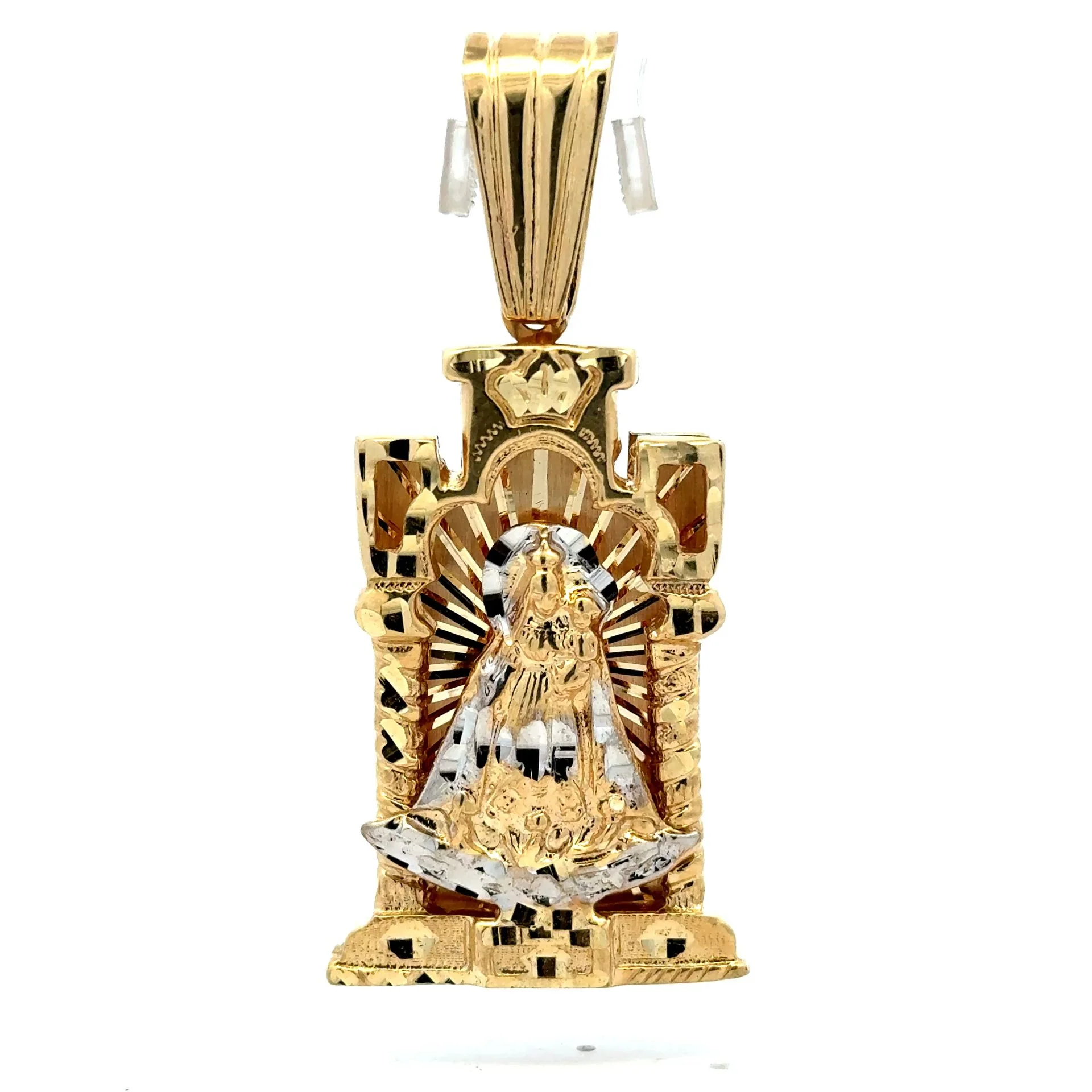 Pendant ‘Virgen de la Caridad del Cobre’ 69.5 10K - Image 3