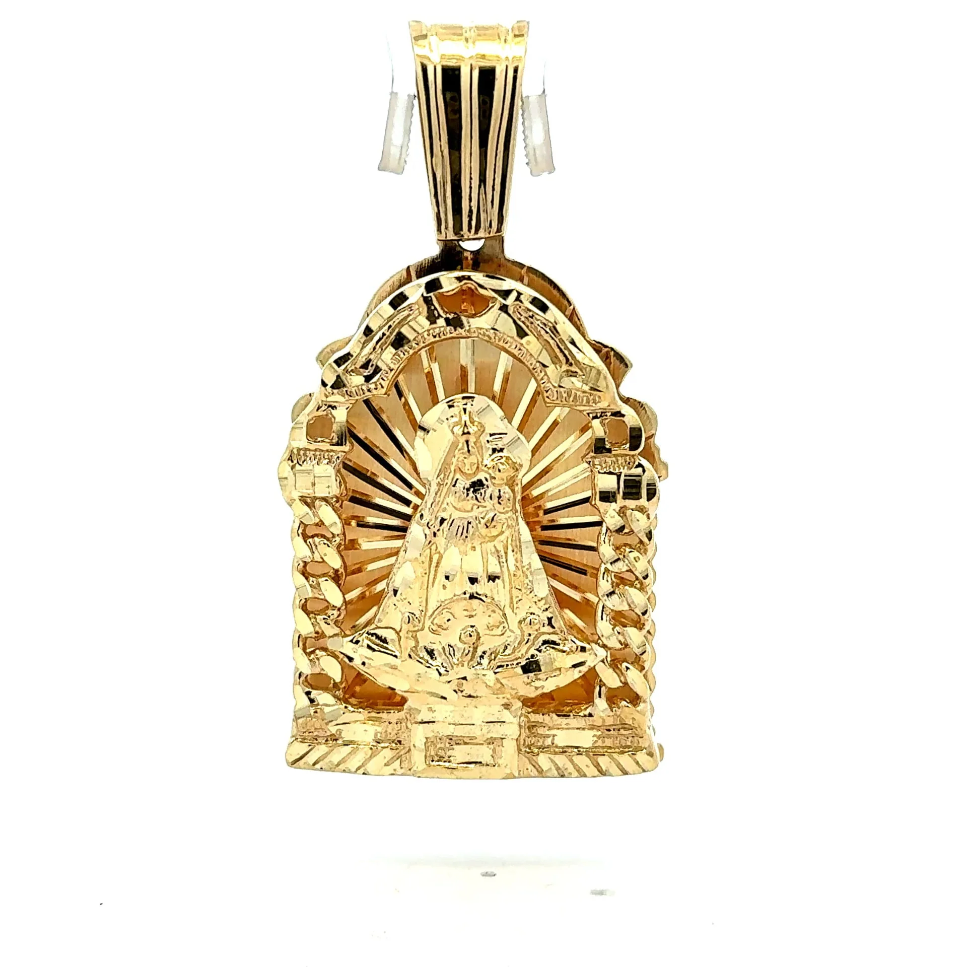 Pendant ‘Virgen de la Caridad del Cobre’ 70 10K - Image 2