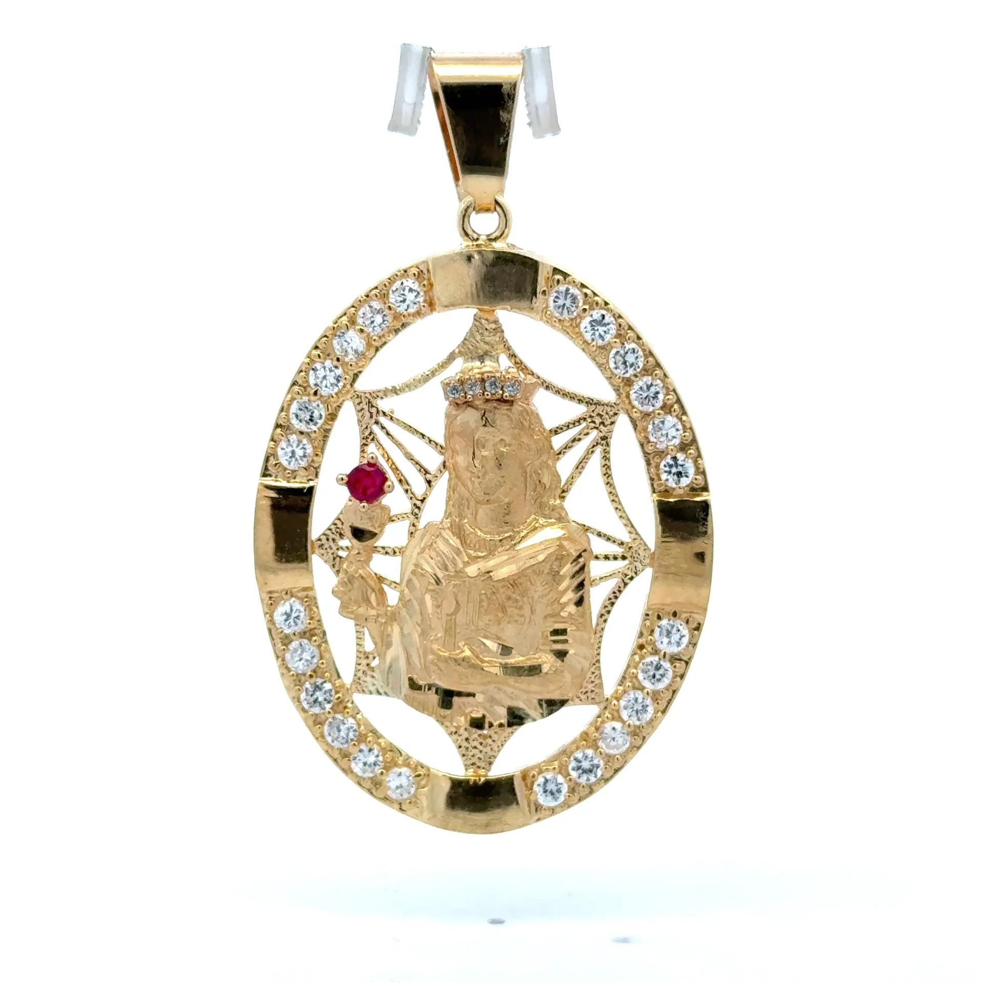 Pendant ‘Virgen de la Caridad del Cobre’ 75 10K - Image 6