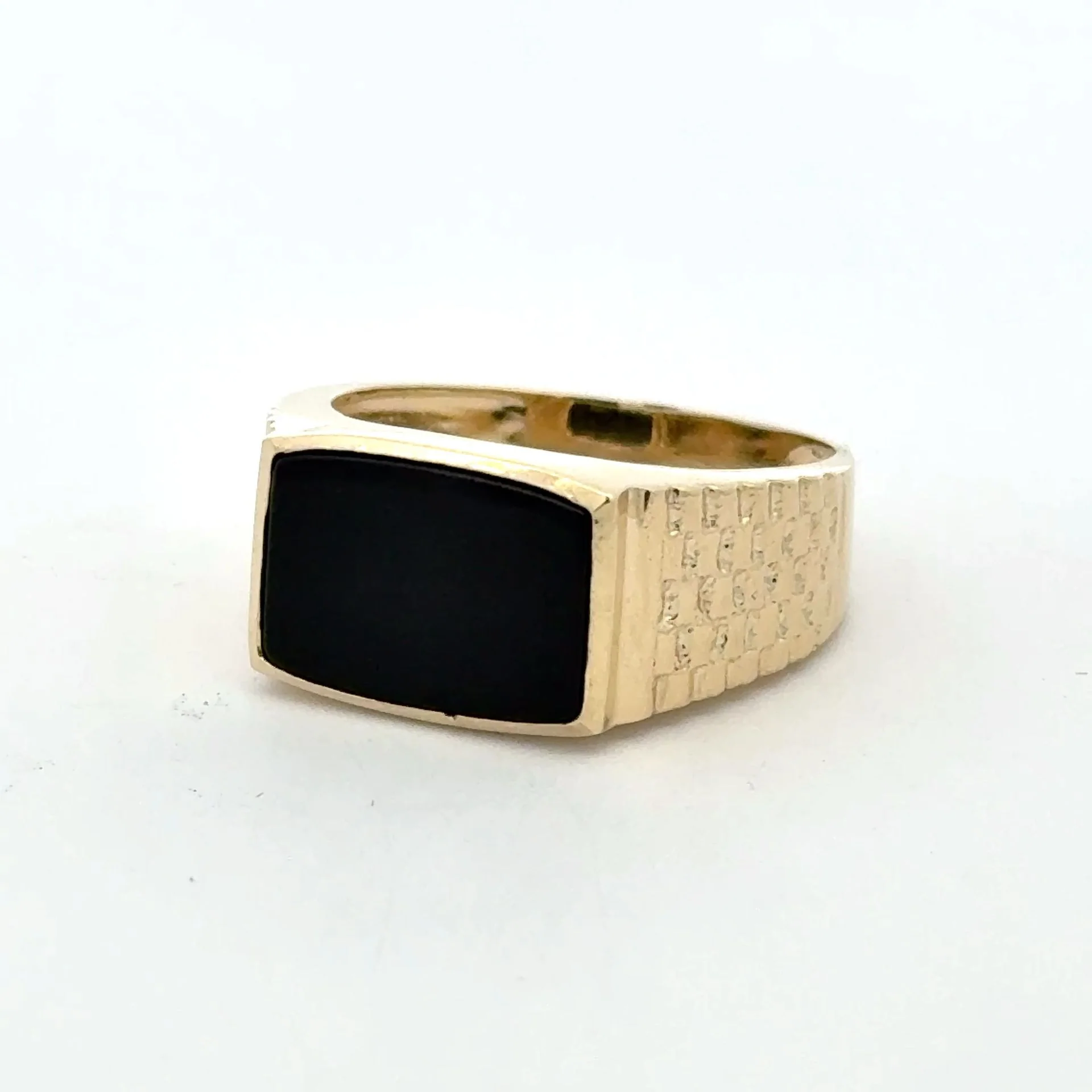 Ring Jubilee and Onyx 10.5 4mm 10K - Image 6