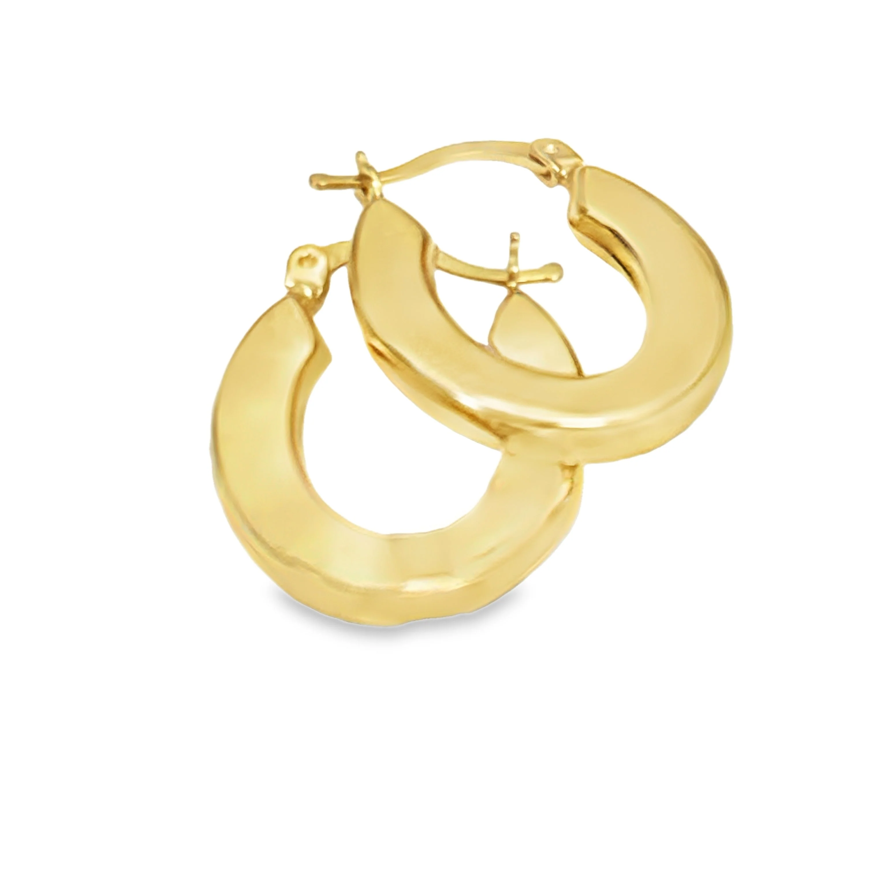 14k Elegant hoop earrings - Image 3